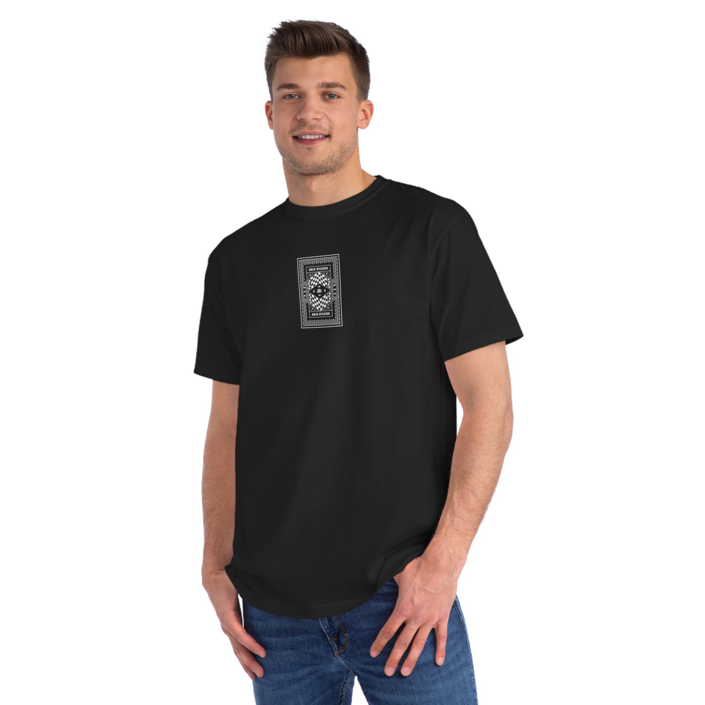 Men's Arlo Ryleigh Art Deco, Black - Organic T-Shirt