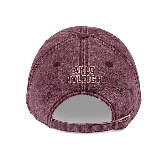 AR Logo, Maroon - Vintage Embroidered Cap