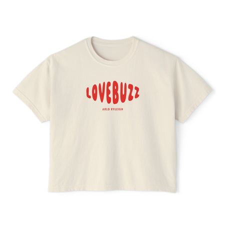 Women's LoveBuzz, Ivory - Boxy Tee