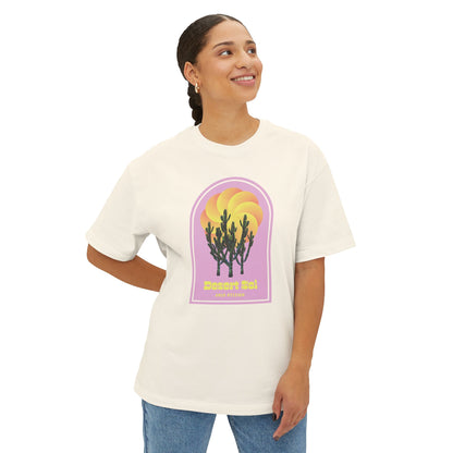 Women's Desert Sol, Natural - Oversized Boxy Tee