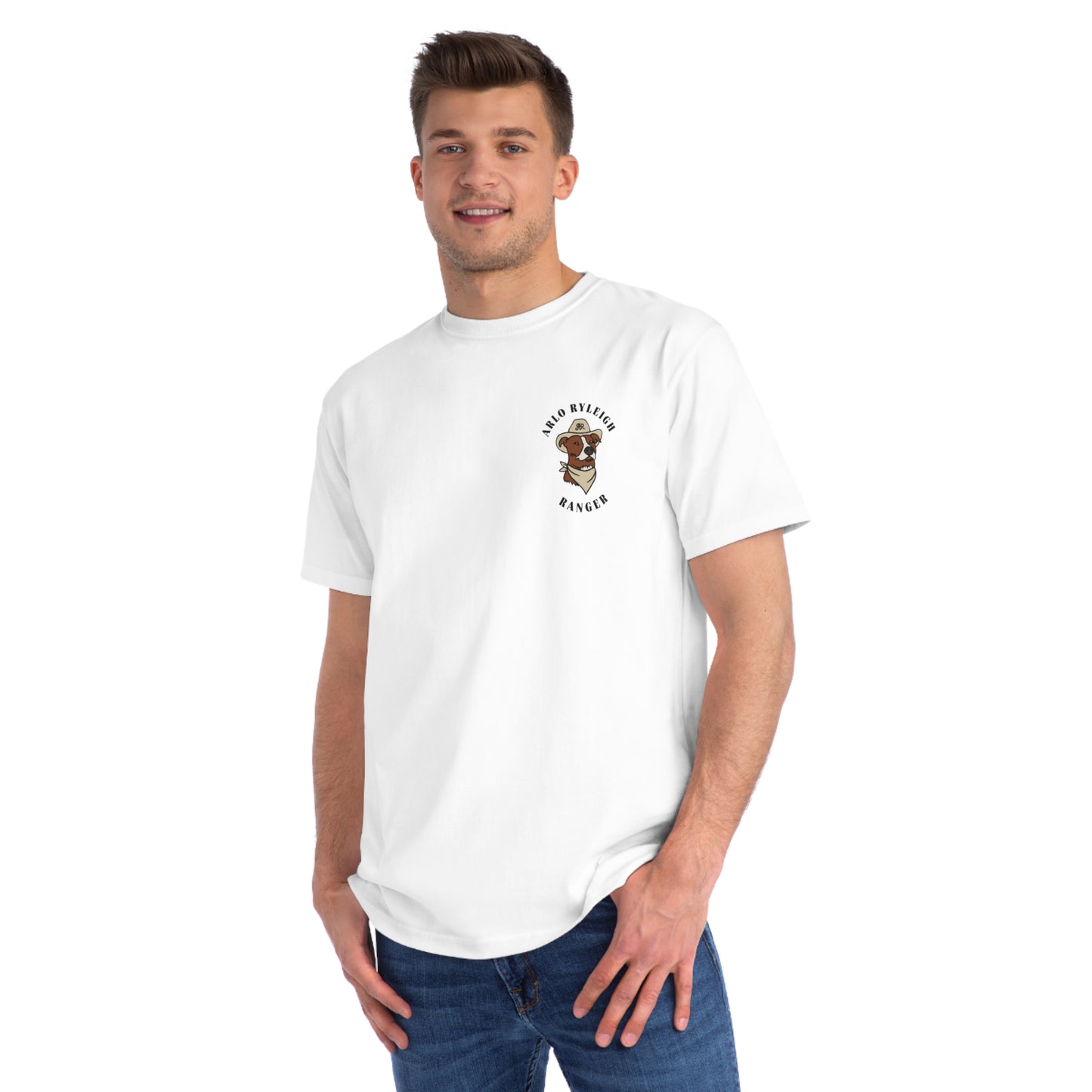 Men's Ranger, White - Organic T-Shirt