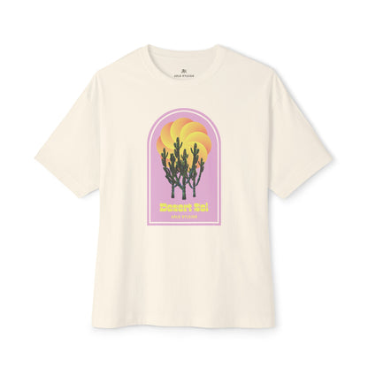 Women's Desert Sol, Natural - Oversized Boxy Tee