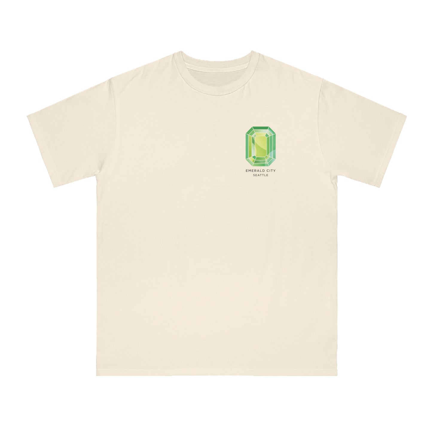 Men's Emerald City, Natural - Organic T-Shirt