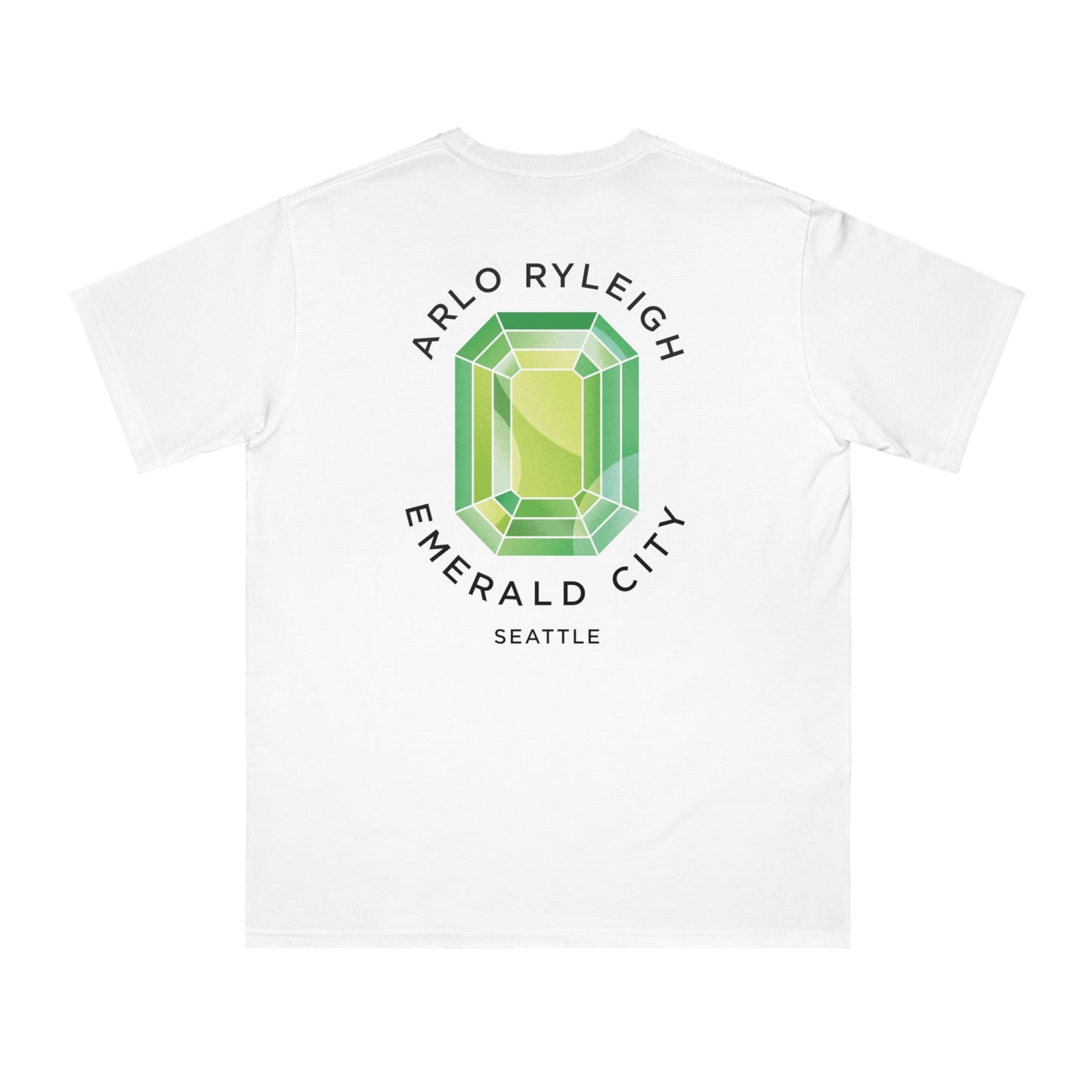 Men's Emerald City, White - Organic T-Shirt