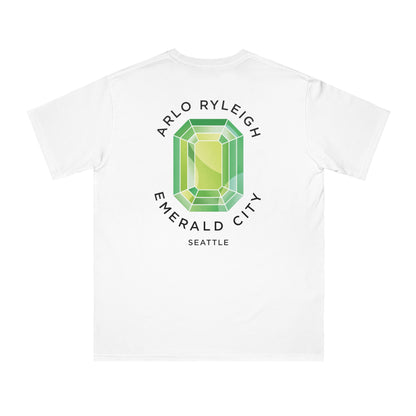 Men's Emerald City, White - Organic T-Shirt