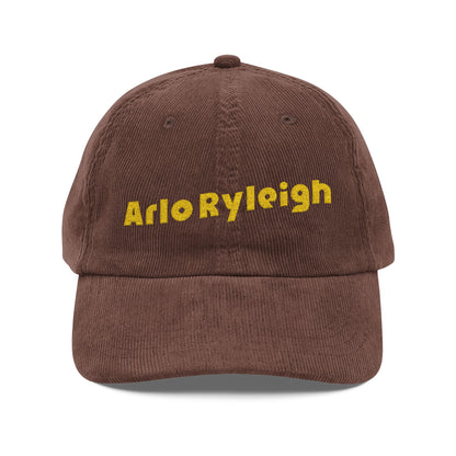 Arlo Ryleigh, Brown & Gold - Corduroy  Embroidery Cap