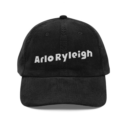 Arlo Ryleigh, Black & White - Corduroy  Embroidery Cap