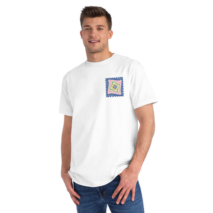 Men's Wave Watcher, White - Organic T-Shirt