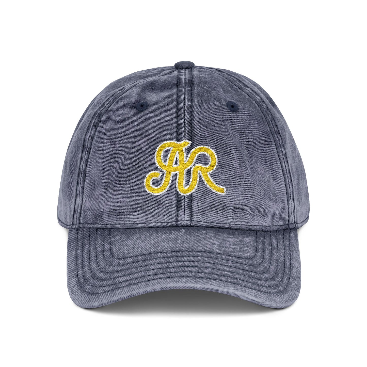 AR Logo, Navy - Vintage Embroidered Cap