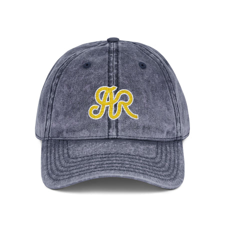 AR Logo, Navy - Vintage Embroidered Cap