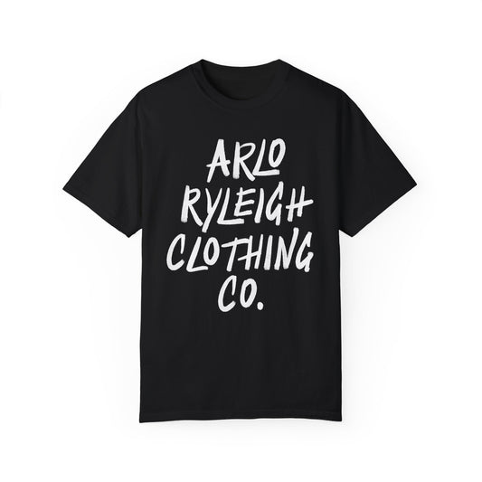 Men's Relaxed Fit, Arlo Ryleigh Clothing Co. Graphic Tshirt, Black & White