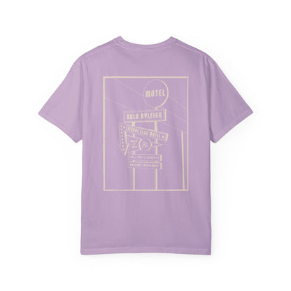 Men's Relaxed Fit, Arlo Ryleigh Leisure Club Motel Graphic Tshirt, Orchid & Almond