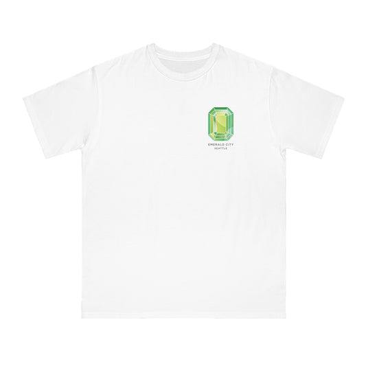 Men's Emerald City, White - Organic T-Shirt