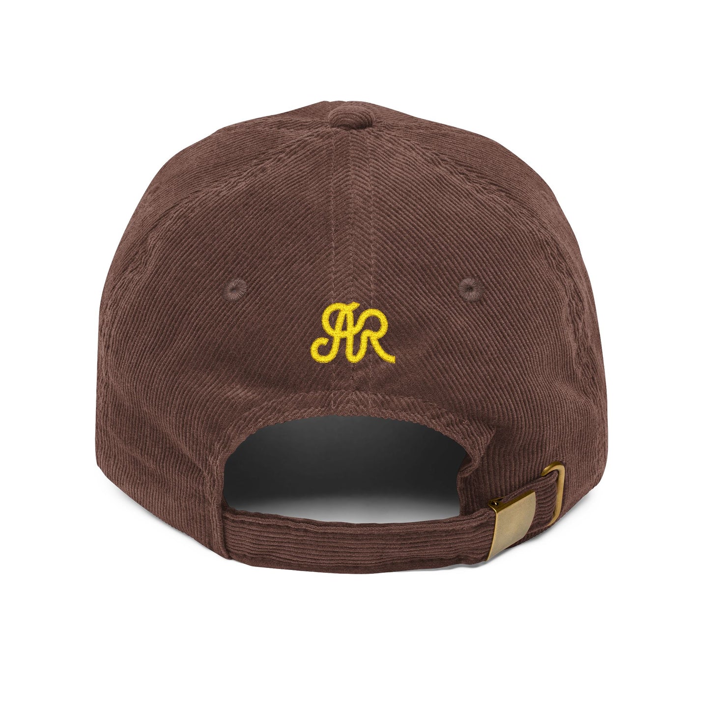 Arlo Ryleigh, Brown & Gold - Corduroy  Embroidery Cap