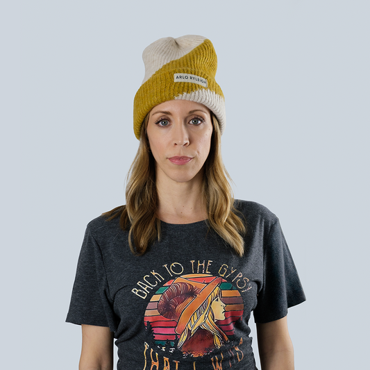 Arlo Ryleigh Two-Tone Knitted Beanie