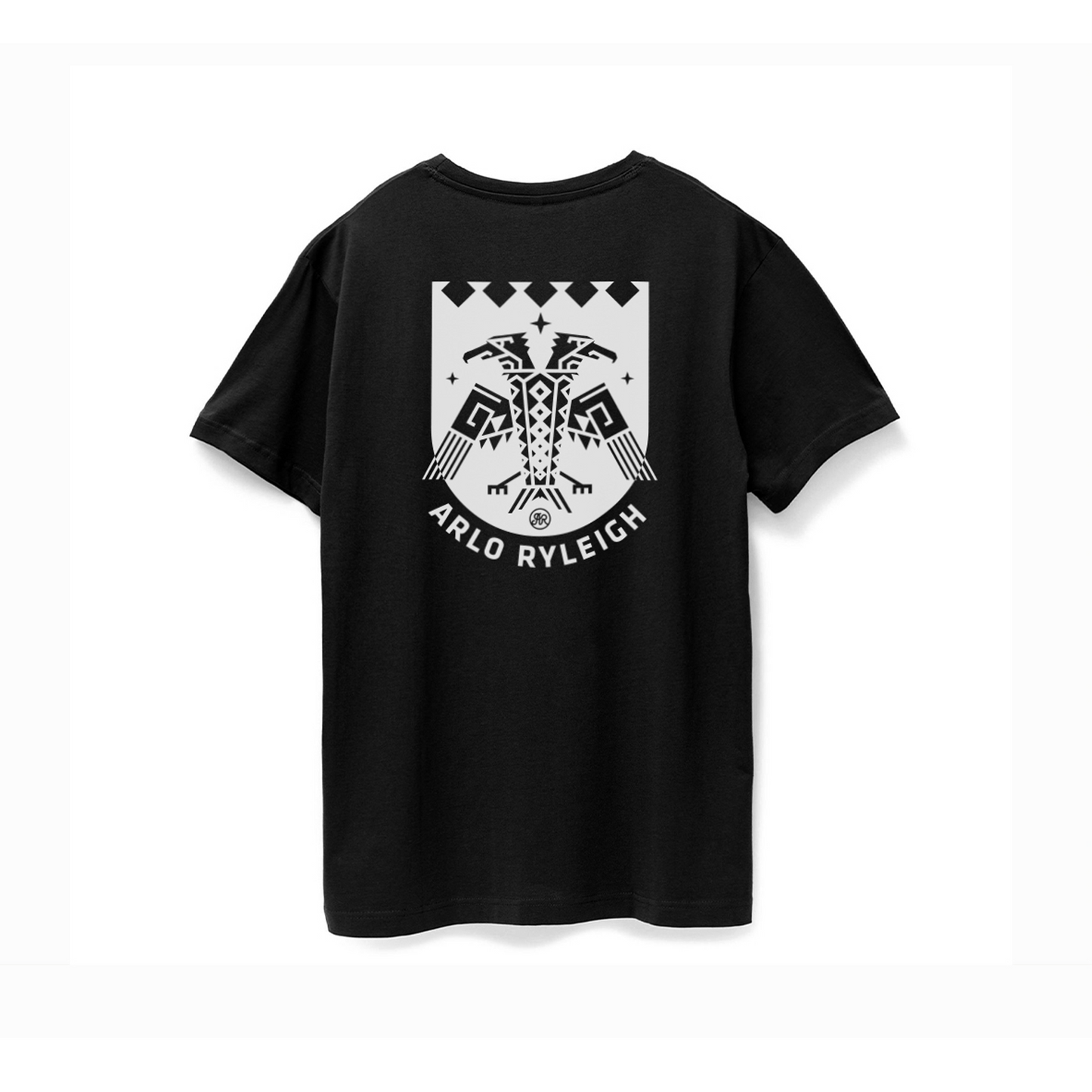Double Hawk Shield Graphic T-shirt