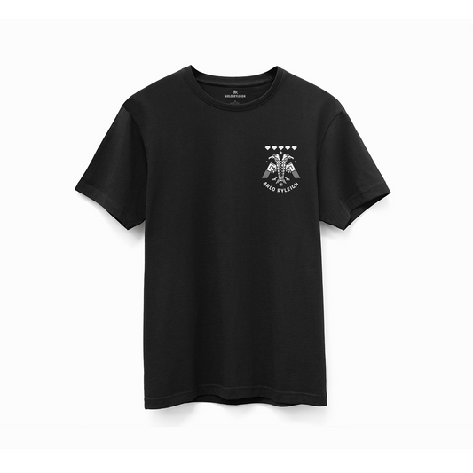 Double Hawk Shield Graphic T-shirt