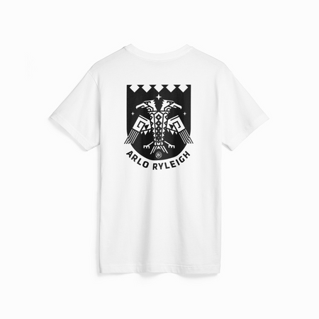 Double Hawk Shield Graphic T-shirt