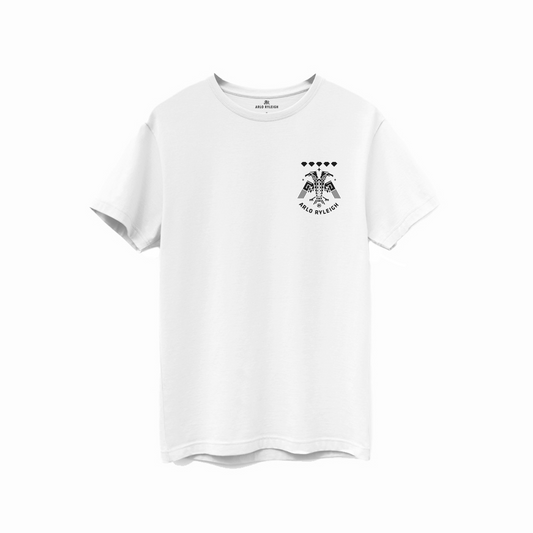 Double Hawk Shield Graphic T-shirt