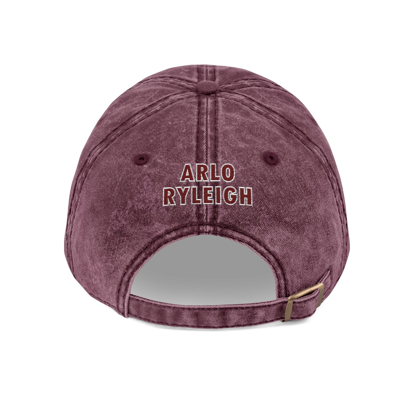 AR Logo, Maroon - Vintage Embroidered Cap