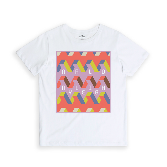 Arlo Ryleigh Digital Waves Graphic T-shirt