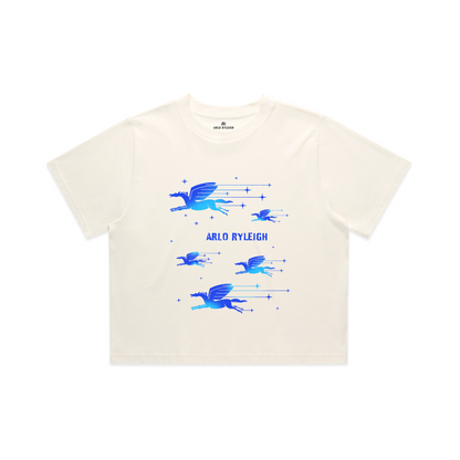 Pegasi Flight Crop Graphic T-shirt