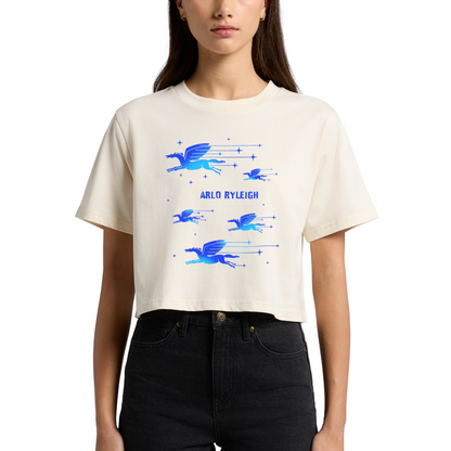 Pegasi Flight Crop Graphic T-shirt