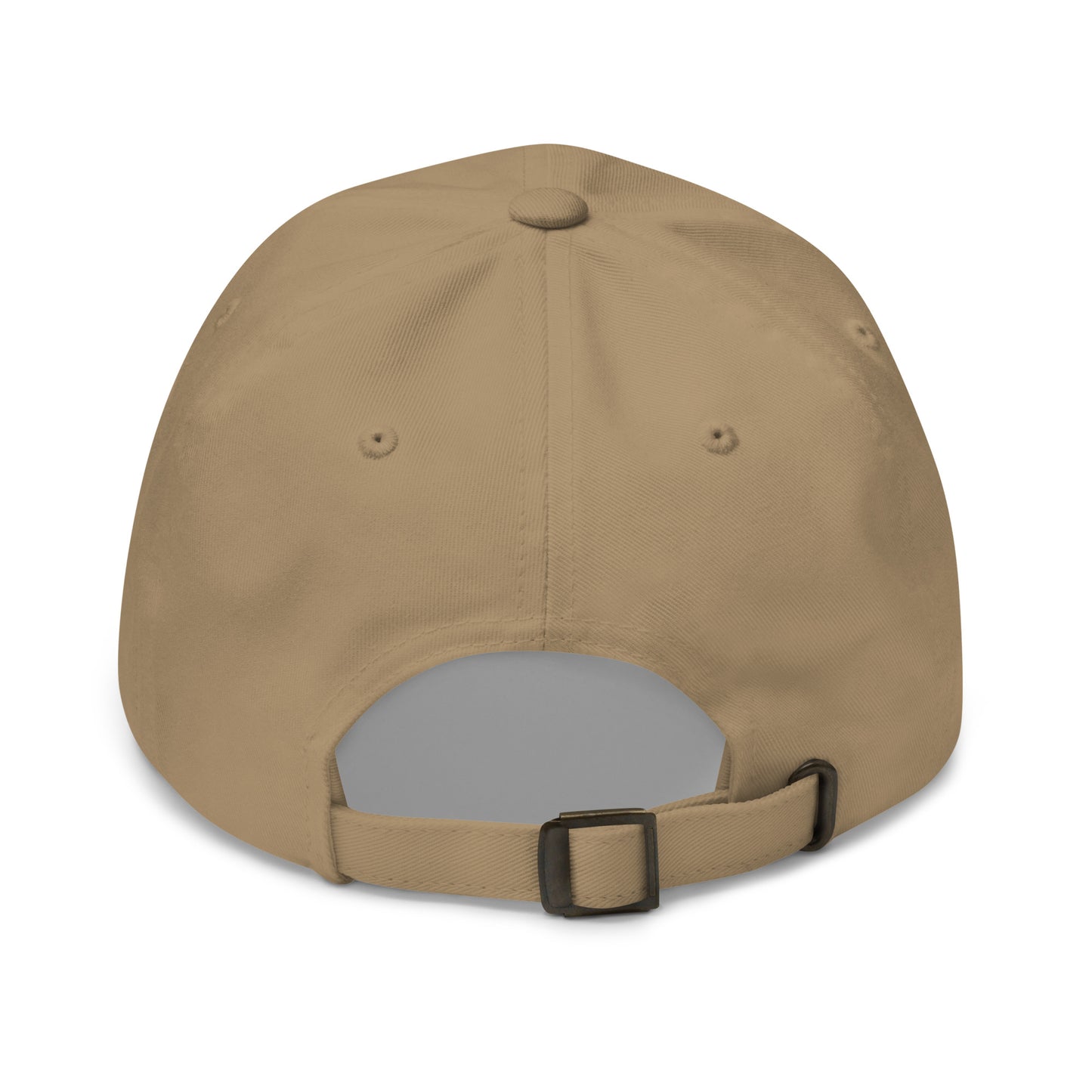 Embroidered Arlo Ryleigh Mark Baseball Hat, Khaki & White