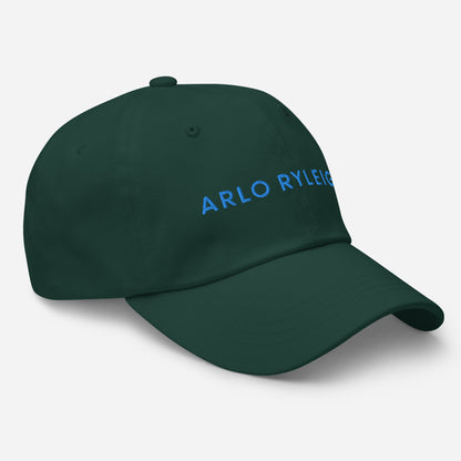 Embroidered Arlo Ryleigh Branded Baseball Cap, Spruce & Aqua