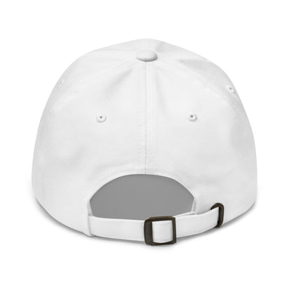 Embroidered Arlo Ryleigh Mark Baseball Hat, White & Black