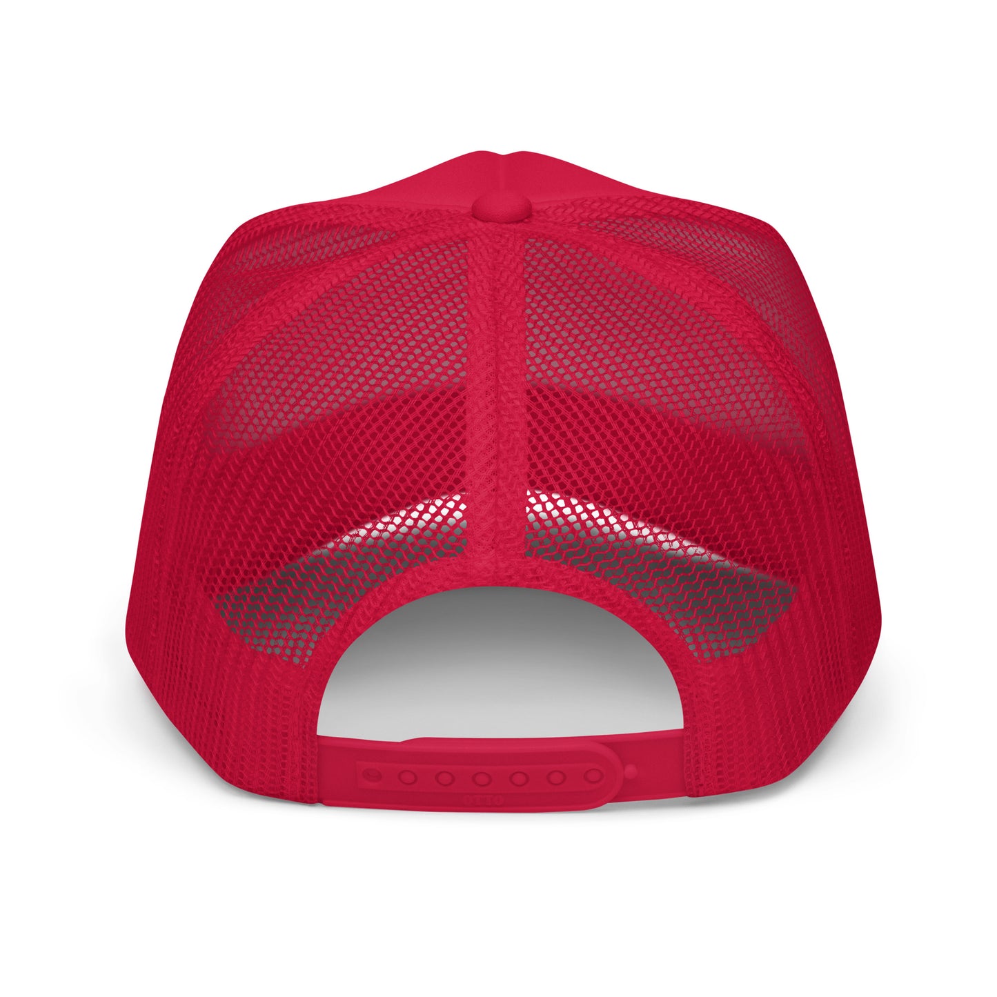 AR Leisure Club Foam Trucker Hat - Red & White