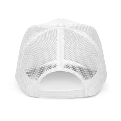 AR Leisure Club Foam Trucker Hat - White & Purple