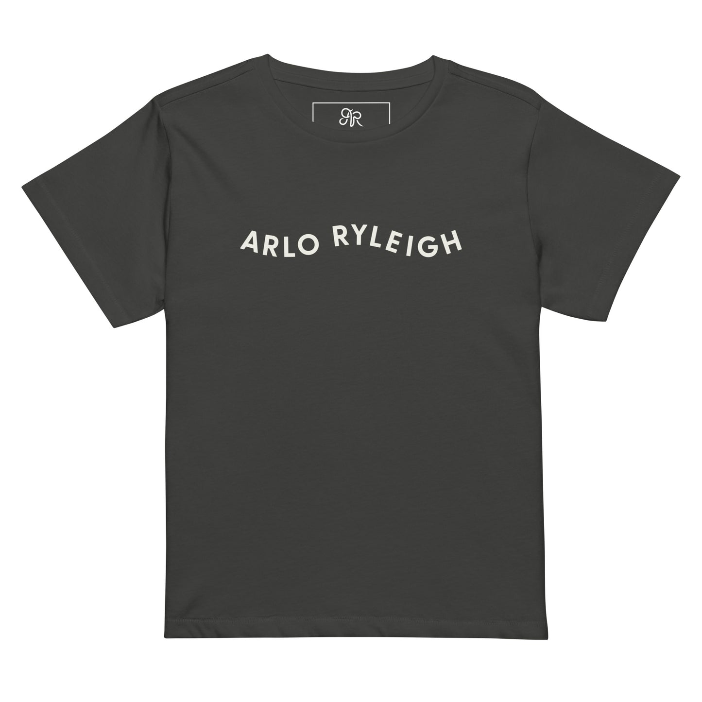 Women’s Slim Tee, Arlo Ryleigh Brand Across Wave, Vintage Black